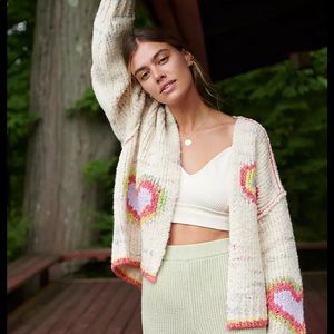 Anthropologie Daily Practice Love Me Cardigan